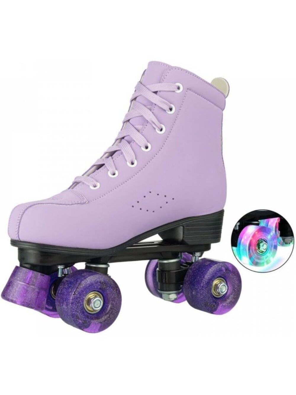 High-Top Roller Skates for Women & Girls - Beginner Friendly, Indoor/Outdoor